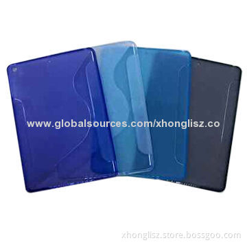 Fashionable S Line Style TPU Cases for iPad 5, Various Colors Available